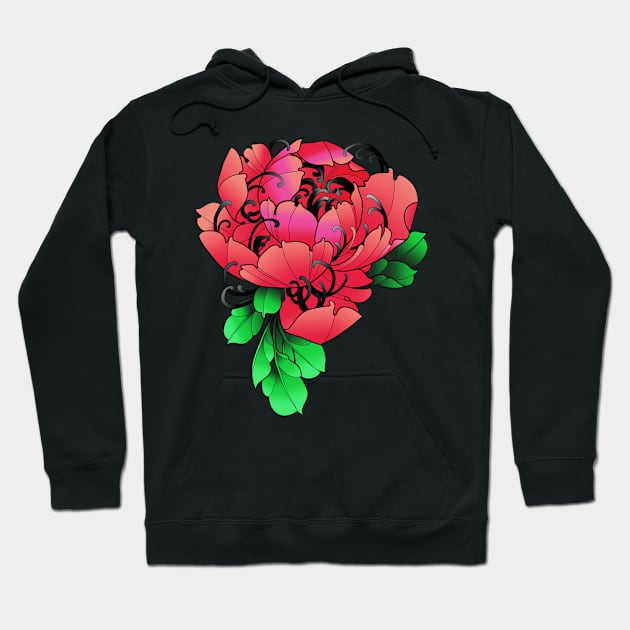 PEONY Hoodie by MAYRAREINART